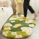 thumbnail image 1 of Alfombra Irregular Estéreo 3D Alfombra De Musgo De Hierba De Flores para Sala De Estar Dormitorio Decoración Estética del Hogar Alfombra De Piso Interior (Musgo D 31.5 * 61in), 1 of 5
