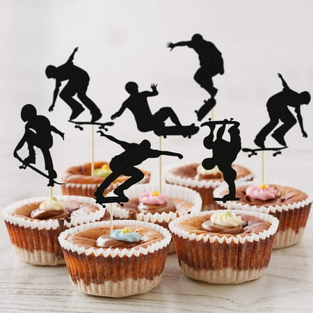 60 Pieces Skateboard Cupcake Topper Skateboarding Cake Topper Sport Cake Decoration For Sport Themed Bacheloretter Birthday Wedding Party Supply Walmart Canada 60 Pieces Skateboard Cupcake Topper Skateboarding Cake Topper Sport Cake Decoration For Sport Themed Bacheloretter Birthday Wedding Party Supply Walmart Canada