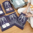 thumbnail image 6 of Walbest Waterproof Transparent Breathable Dust-proof Drawstring Storage Pouch Bag, 1 Pack, Grey, 6 of 7