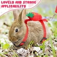 thumbnail image 7 of Dalrosia 4PCS Adjustable Rabbit Harness and Leash Bunny Harness Leash Set Harness Leash for Rabbit Kitten Puppy Pig and Small Pet Animals, 7 of 7