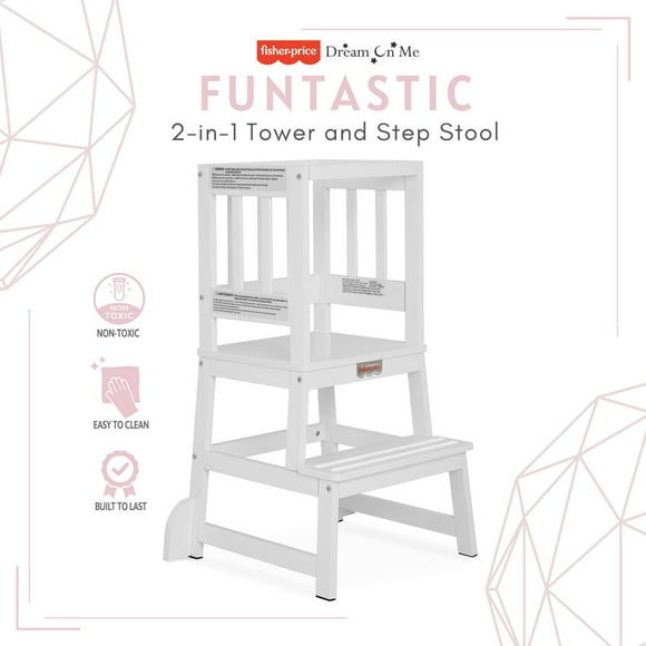 Fisher Price 2-in-1 Funtastic Tower and Step Stool