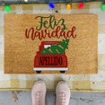 thumbnail image 4 of asddcavvf Christmas Tree Red Truck Door Mat Christmas Tree Red Truck Merry Christmas Door Mat Holiday Rug A Blanket Book Throw Blanket Plaid Throw Blankets for Couch, 4 of 5
