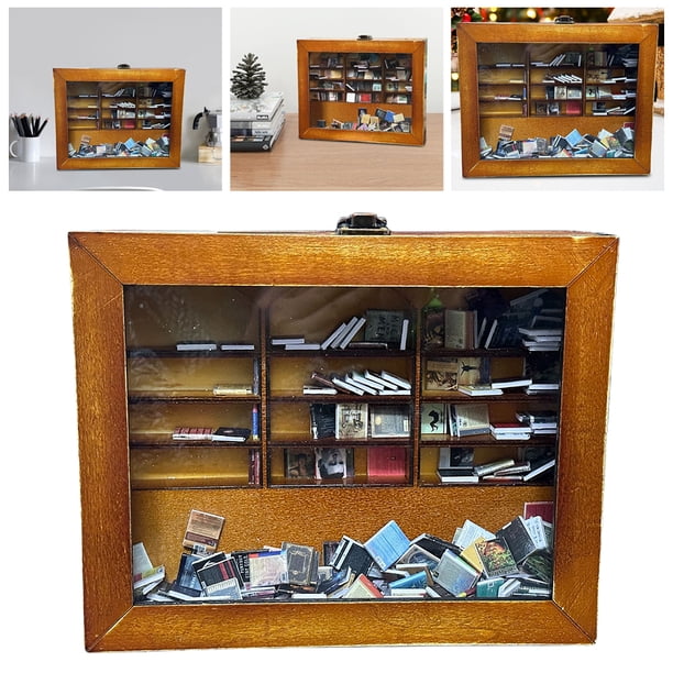 Biblioteca Mini Estantería Ansiedad Sacude Tu Adorno para Libro