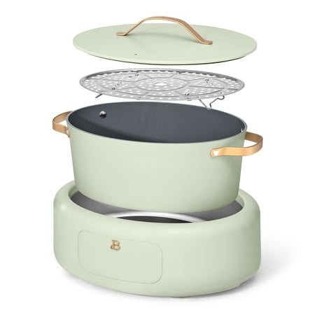 Beautiful 10 in 1, 6 Qt Electric Multi-Cooker, Sage Green by Drew Barrymore