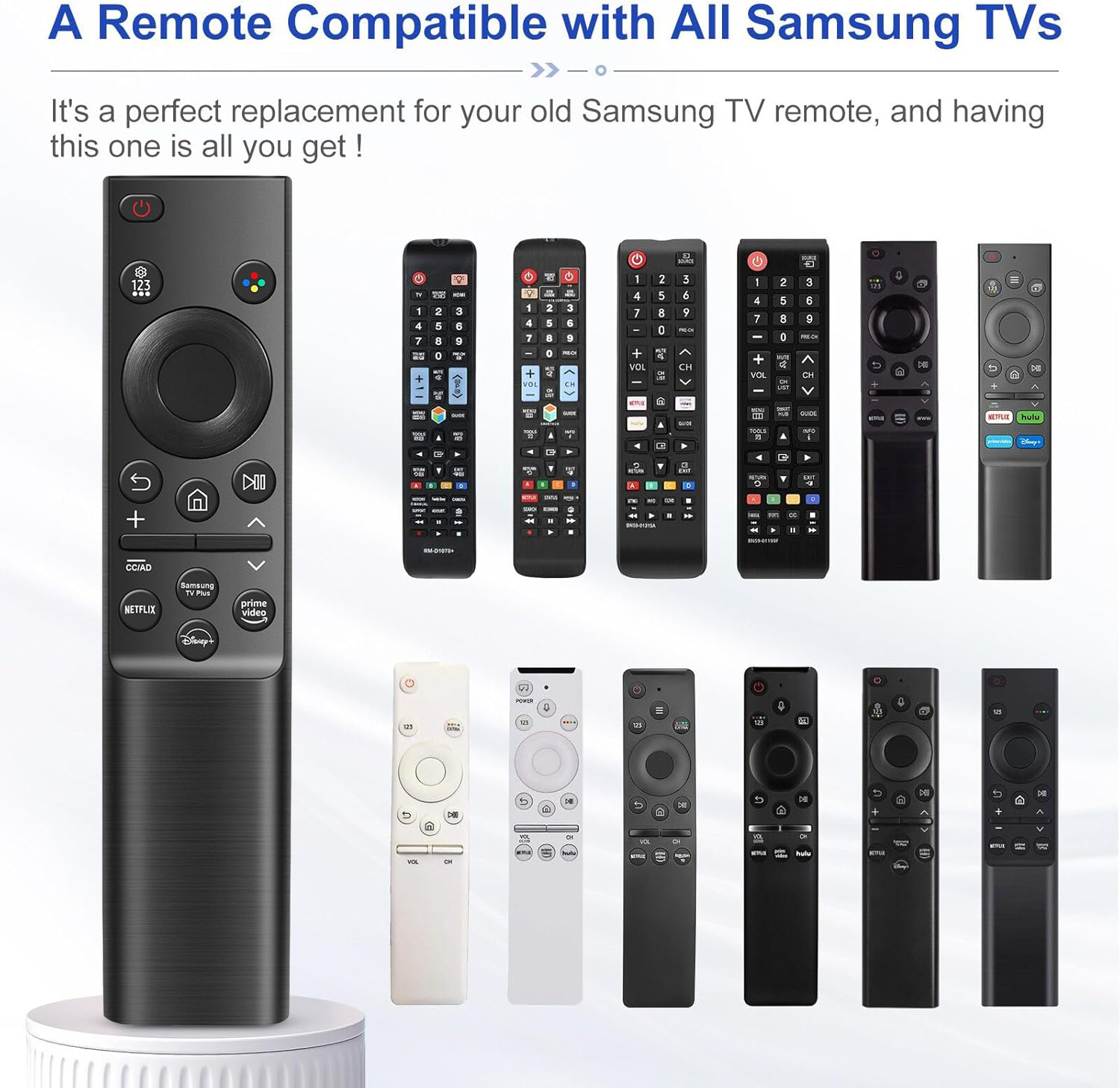 Samsung Crystal UHD Remote Control Replacement, BN59-01388A photo 7