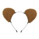 thumbnail image 5 of Diadema con orejas esponjosas Yuyangstore para disfraz de cosplay, Marrón, 25 cm x 16 cm, 5 of 8