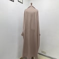 thumbnail image 5 of XUNKUSGA Muslim Girl Dress 6-13Y Classic Full Cover One-Piece Abaya for Kids Loose Batwing Sleeve Islam Dubai Modest Robe Lightweight Comfortable Maxi Dress,Purple, 5 of 8