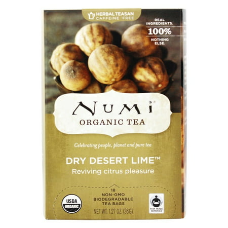 Numi Organic - Tisane Dry Desert Lime - 18 sachets de thé