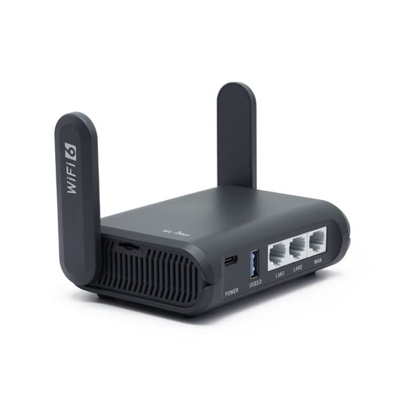 Router de viaje GL.iNet GL-AXT1800 (Slate AX) Wi-Fi 6