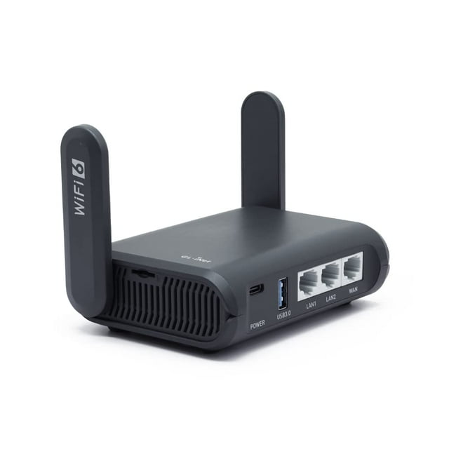 Router de viaje GL.iNet GL-AXT1800 (Slate AX) Wi-Fi 6