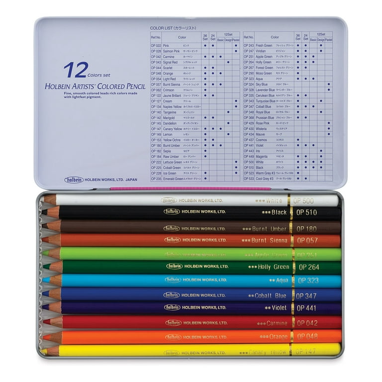 Holbein : Artists' Colored Pencil : Portrait : Set of 12