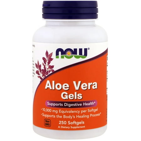 Now Foods  Aloe Vera Gels  250 Softgels (Aloe Vera Best Brand)