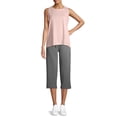 Athletic Works Women's Athleisure Relaxed Capri with Pockets
