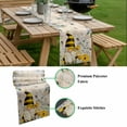 thumbnail image 5 of Daisy Floral Table Runner - 120 Inch Long, Kitchen Dining Table Runner Dresser Scarves, Retro Watercolor Bee Gnomes Flowers Farmhouse Decor for Coffee Tables Wedding Party Banquet, 5 of 8