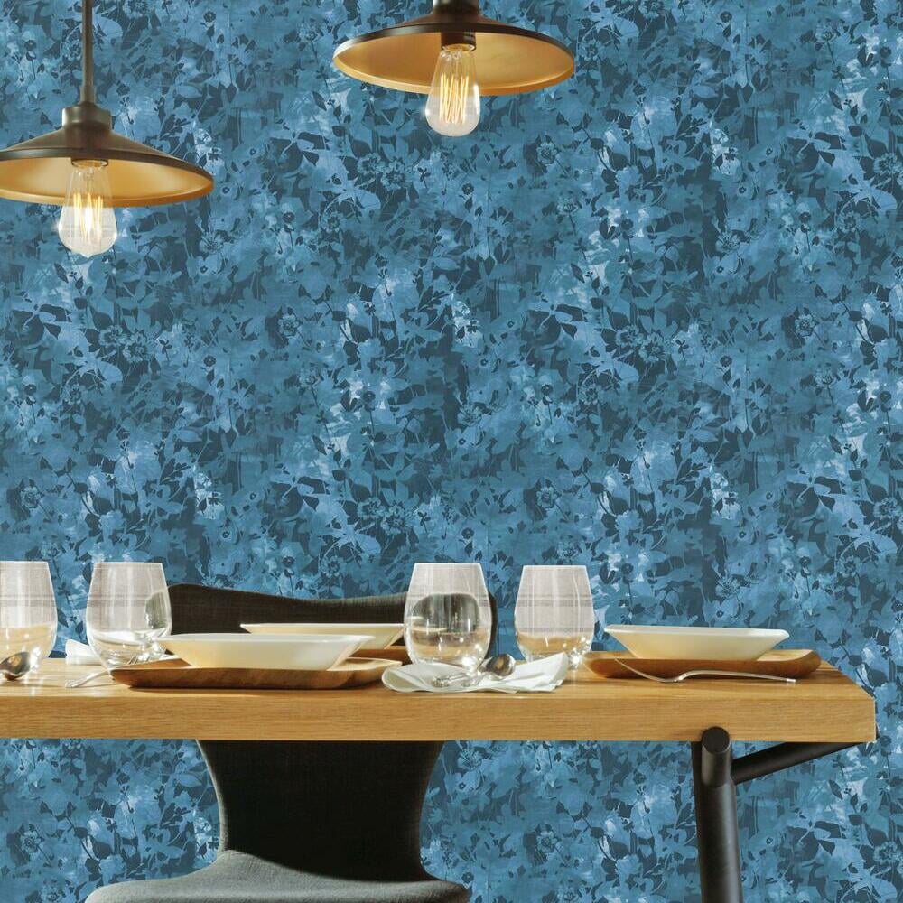 Wildflower Shadows Peel and Stick Wallpaper