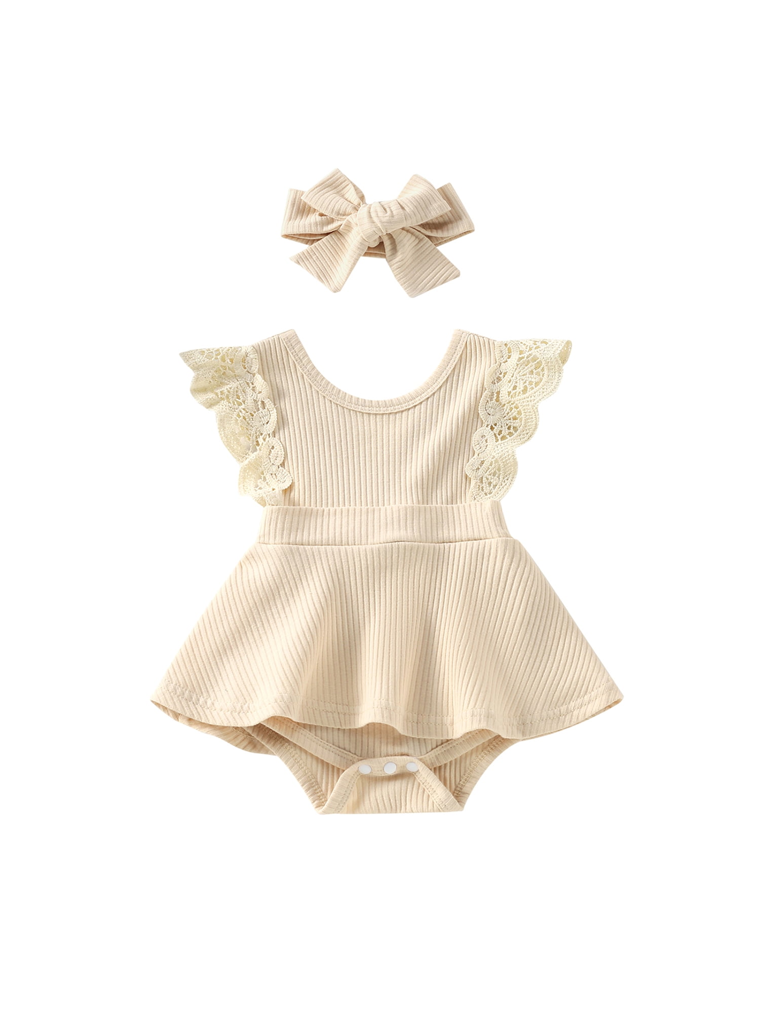 Baby Girl dresses 0-3-6-9-12-18months Dress Princess Party bodysuits vest