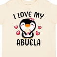 thumbnail image 4 of Inktastic I Love My Abuela with Cute Penguin and Hearts Girls Toddler T-Shirt, 4 of 5