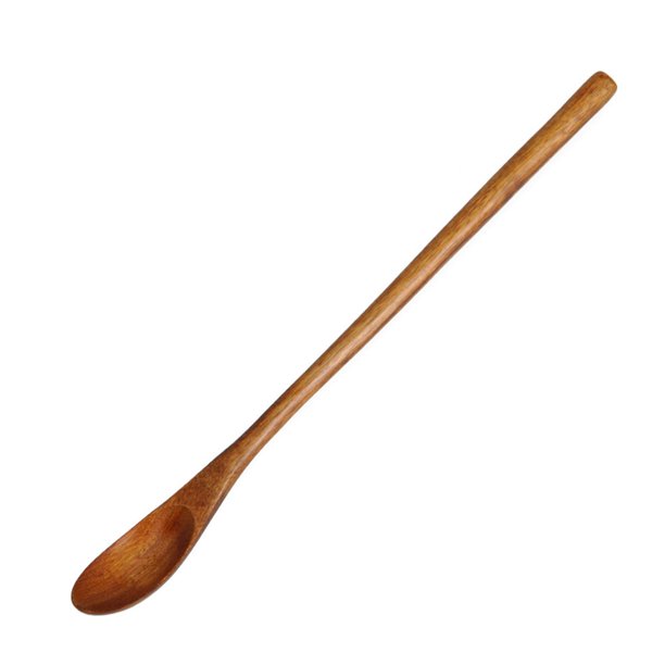 Long Handle Wooden Spoon Tea Spoon Mixing Stir Spoon 、Long Stirring