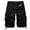 Black, variant on Odeerbi Workout Cargo Shorts for Men 2025 Casual Pure Color Outdoors Pocket Beach Work Trouser Shorts Pant Coffee