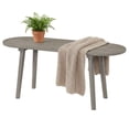 thumbnail image 1 of Gymax 43'' Solid Wood Farmhouse Dining Bench w/Rubber Wood Legs for Living Room Kitchen, 1 of 10