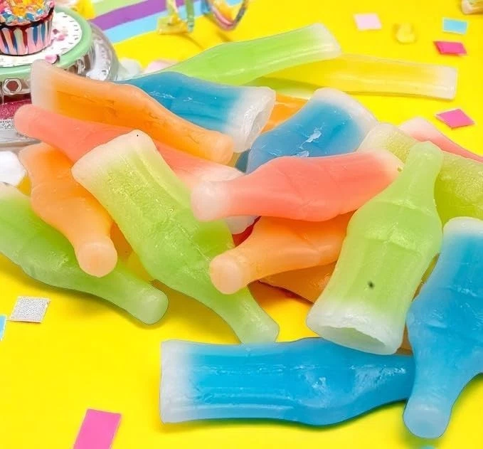 Nik-L-Nip Wax Bottles, Fruit Flavored Drinks, Individually Wrapped, Bulk Nostalgia Candy (4 Pounds)