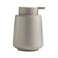 thumbnail image 1 of Dispensador de loción manual para baño de 340 ml, dispensador de jabón espumoso gris, dispensador de líquido de cerámica para platos de cocina, dispensador de lavado de manos, 1 of 5
