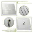 thumbnail image 7 of Bathroom Mirror Rain Fixed Shower Head (12 Inch Square, Brushed Nickel),Bathroom Cabinet, 7 of 7