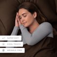 thumbnail image 6 of Comfort Canopy 2-Pack Pillowcase Set - Ultra Soft & Breathable, King, Chocolate, 6 of 10