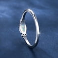 thumbnail image 3 of AQYYI 925 Sterling Silver Marquise Opal CZ Ring, Dainty Stackable Fashion Ring, Polished Promise Ring Jewelry for Everyday & Occasion Wear, Sizes 6, 3 of 6