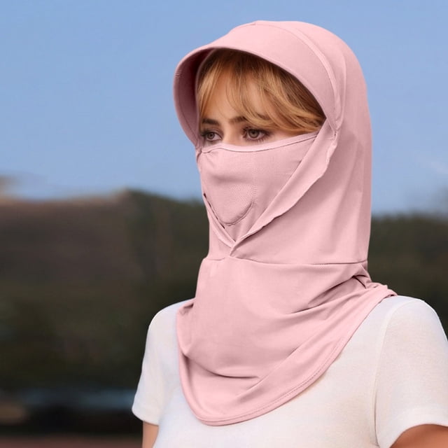 Sun Protective Scarf Breathable Large Coverage Gaiter for Outdoors Women Men Summer Lightweight Neck