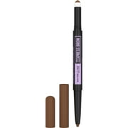 Maybelline Express Brow 2-In-1 Pencil and Powder, Eyebrow Makeup, Soft Brown, 0.02 oz