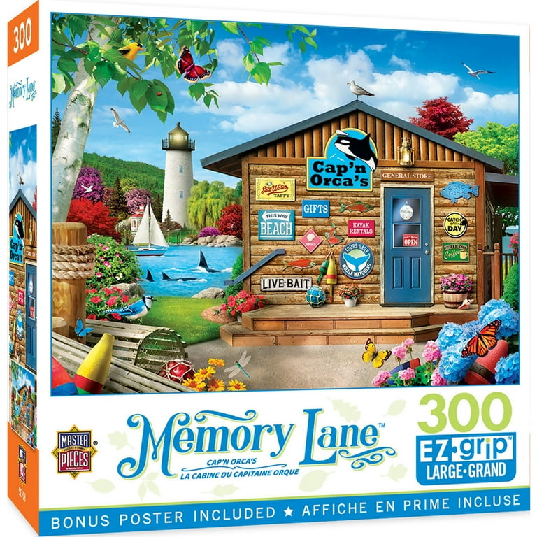 MasterPieces Memory Lane Cap'n Orca's 300 Piece EZ Grip Jigsaw