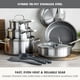 thumbnail image 3 of Juego de utensilios de cocina GreenPan Hybrid de acero inoxidable de 13 piezas, 3 of 7