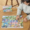 thumbnail image 4 of eeBoo: Yumi’s Village - 20 Piece Puzzle - 15x11" Jigsaw, Oversized Pieces, Vibrant Town & Shop Scene, Whimsical Animal Characters, Preschool, Kids 3+, 4 of 8