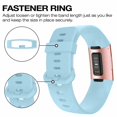 thumbnail image 3 of adepoy Compatible with Fitbit Charge 3 Bands for Women Men Large Small, Adjustable Replacement Wristbands for Fitbit Charge 3 and Fitbit Charge 3 SE, 3 Pack, 3 of 7
