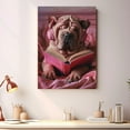 thumbnail image 4 of Chinese Decor Poster Unframe, Chinese Dog Canvas Wall Art, Dog Reading Book Canvas Print Painting Poster Wall Decor Dog Lovers Gifts, 4 of 6