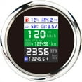 thumbnail image 1 of 6 in 1 Tachometer GPS Speedometer Fuel Level Gauge For Outboard Inboard Gas Engine 85mm Tachometer Oil Pressure Meter ,Wide Applicability, 1 of 7