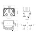 thumbnail image 4 of Winch Relay 12V 500A High Power Waterproof Low Power Consumption Electric Winch Relay for ATV Snowmobile Golf Cart, 4 of 5
