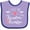 Lavender and Purple, variant on Inktastic I Love My Grandma and Grandpa Heart and Arrows Boys or Girls Baby Bib