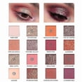 thumbnail image 5 of Paleta de sombras de ojos HUOGUO Sunrise Glitter 16 colores, 5 of 5