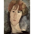 thumbnail image 3 of Modigliani, Amedeo 15x18 Black Modern Framed Museum Art Print Titled - Portrait of Pardy, 3 of 5