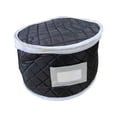 thumbnail image 5 of Baoblaze China Storage Case Plate Storage Moving Storage Box for Stemware Mugs Plates Black S, 5 of 8