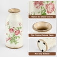 thumbnail image 6 of DAKIMOE Rustic Ceramic Vase, Decorative Flower Vase Farmhouse Decor for Home Living Room Bedroom Kitchen Office Shelf Decor,6 Inches, 6 of 7
