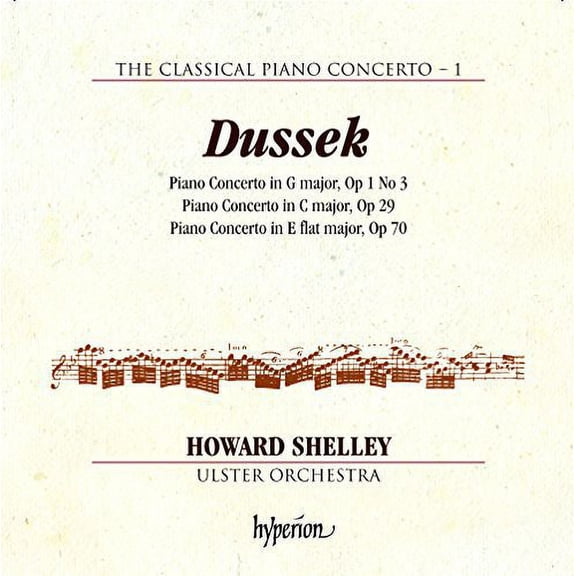 Dussek / Shelley / Ulster Orchestra - Classical Pno Con 1 - Music & Performance - CD