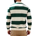 thumbnail image 6 of FchengtaiS Men's Striped Golf Shirts Collared Long Sleeve T-Shirt Casual Daily Work Pullover Tops, 6 of 8
