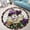 Clown, variant on Round Rug, Lighthouse3 Soft Washable Carpet, Non-Slip Floor Mat for Living Room Bedroom Home Decor 24 Inch