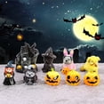 thumbnail image 1 of Paquete de 11 baratijas de Halloween Micro paisaje DIY accesorios de bola de cristal baratijas de resina JAMW Sencillez, 1 of 5
