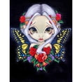 thumbnail image 1 of Kit de pintura de diamantes (DB1996) Bebé con ojos grandes Imagen de pared de diamantes de imitación redonda completa 40x50cm FLhrweasw Nuevo, 1 of 1