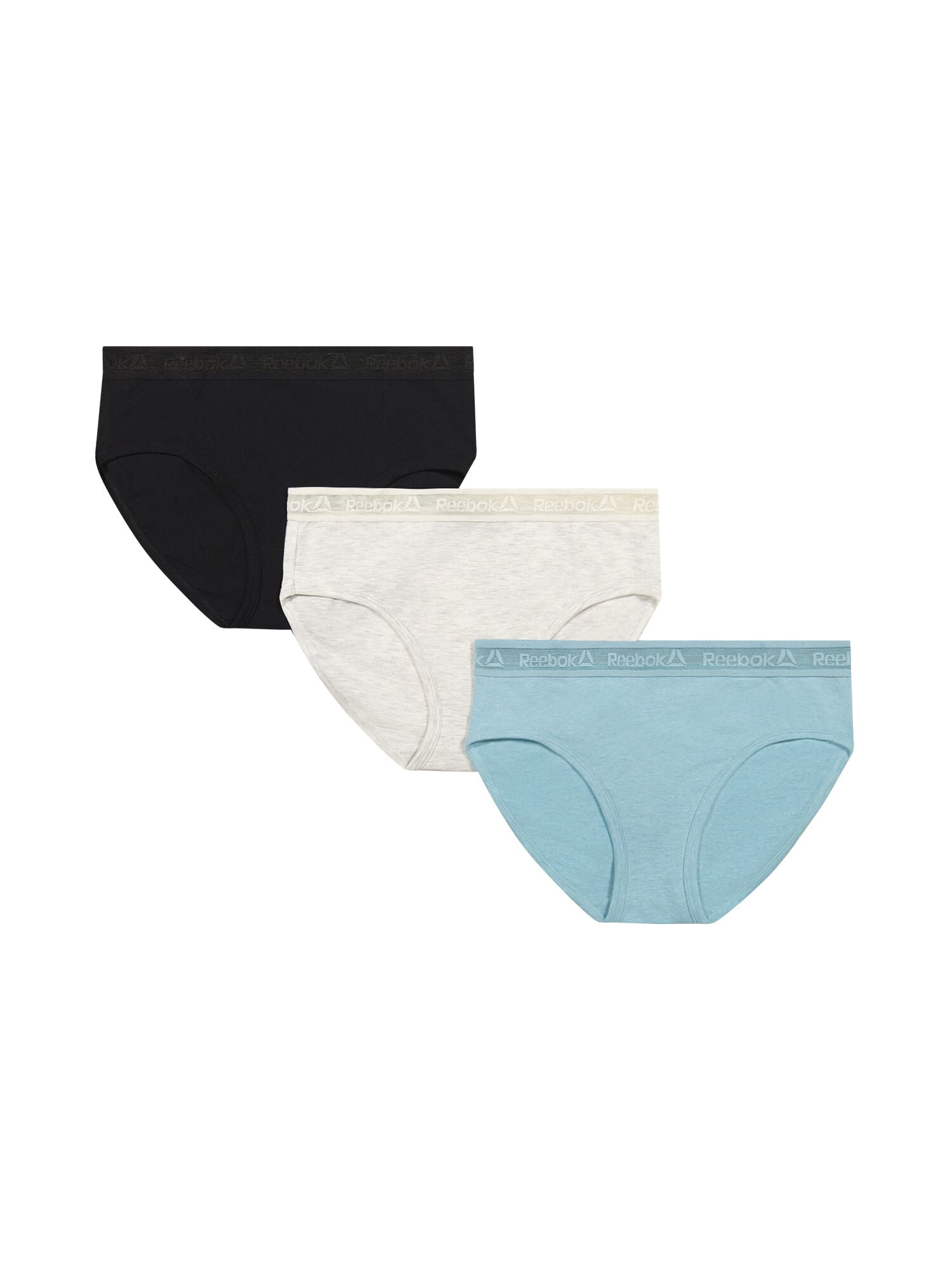 Reebok Women’s Performance Cotton Hipster Underwear, 3-Pack, Size S - 2XL