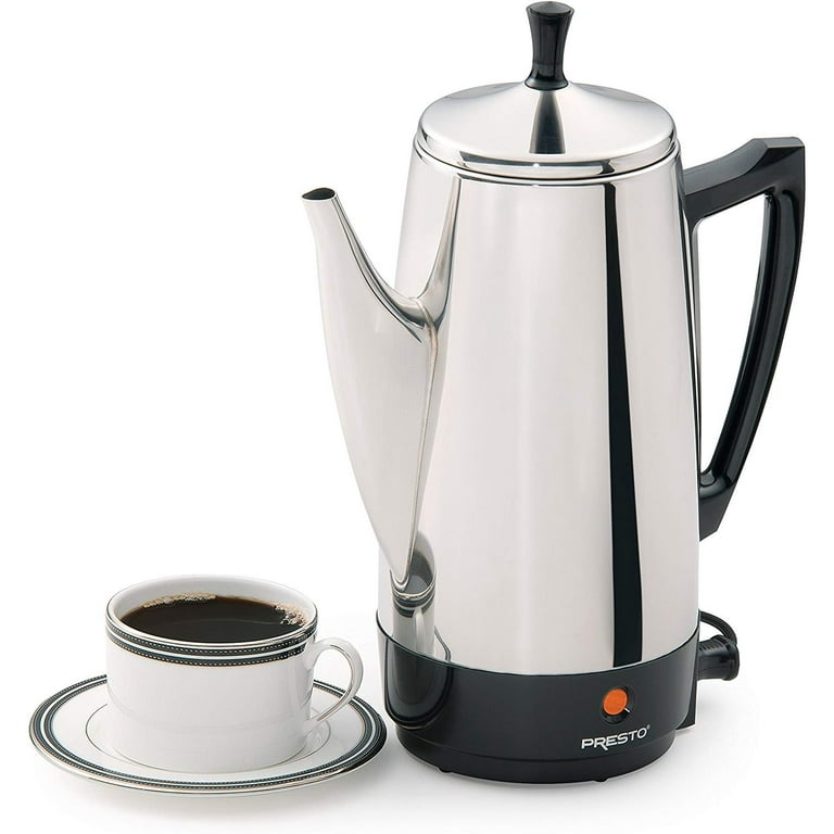 Presto 12 cup stainless clearance steel coffee maker 02811